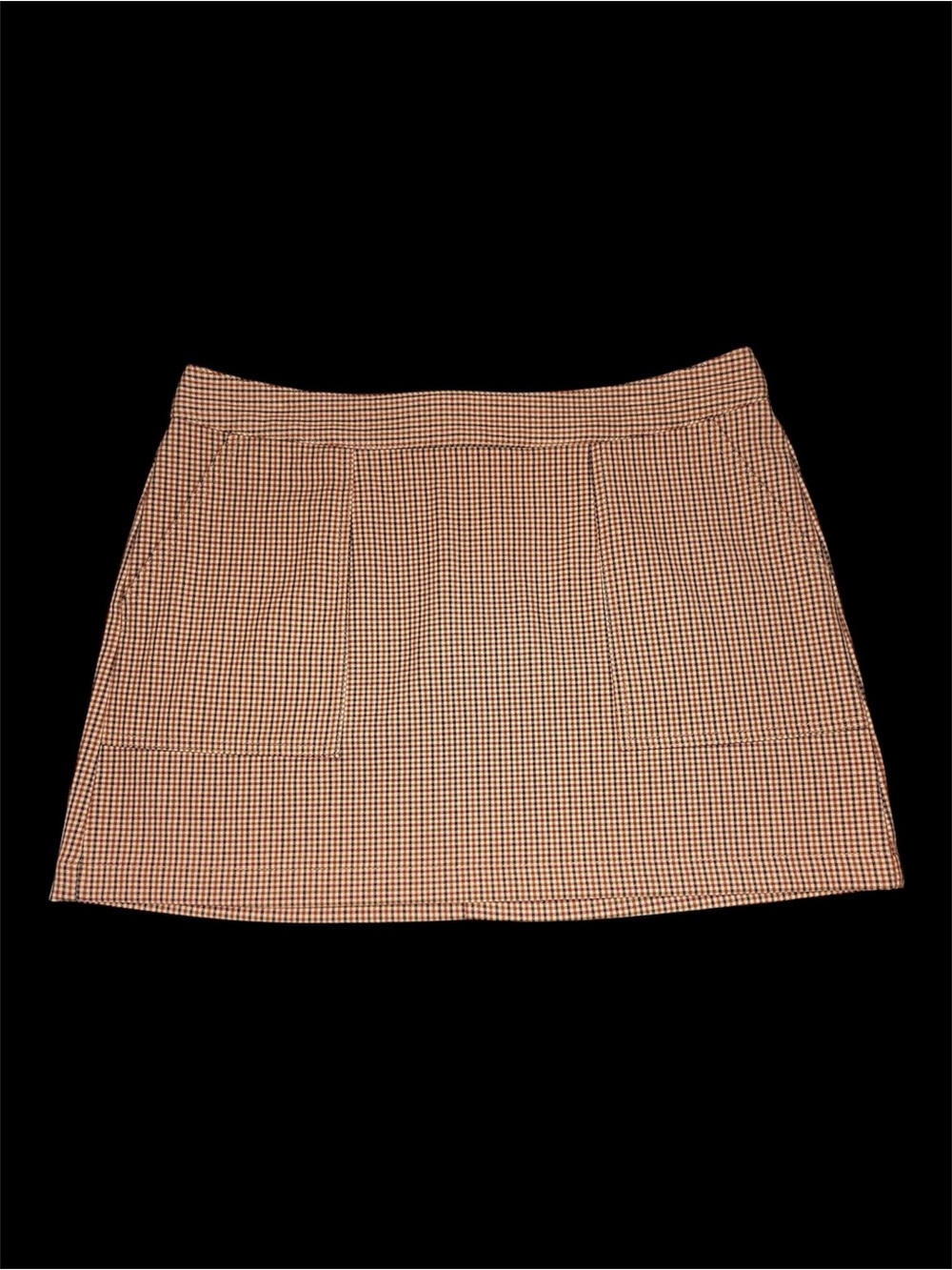 NWOT A New Day Preppy Academia Plaid Patch Pocket Mini Skirt Size Large